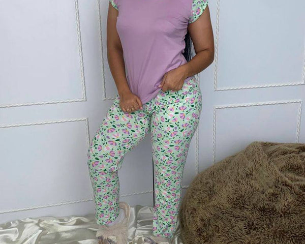 30890 PIJAMA PANTALON MANGA CORTA