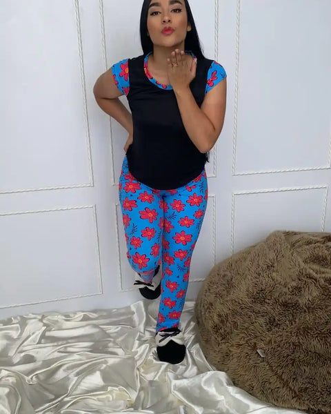 30890 PIJAMA PANTALON MANGA CORTA