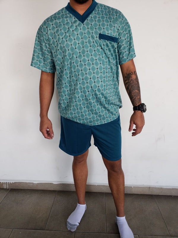 30632 PIJAMA HOMBRE MEN CUELLO