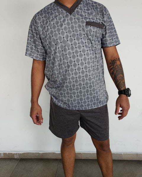 30632 PIJAMA HOMBRE MEN CUELLO