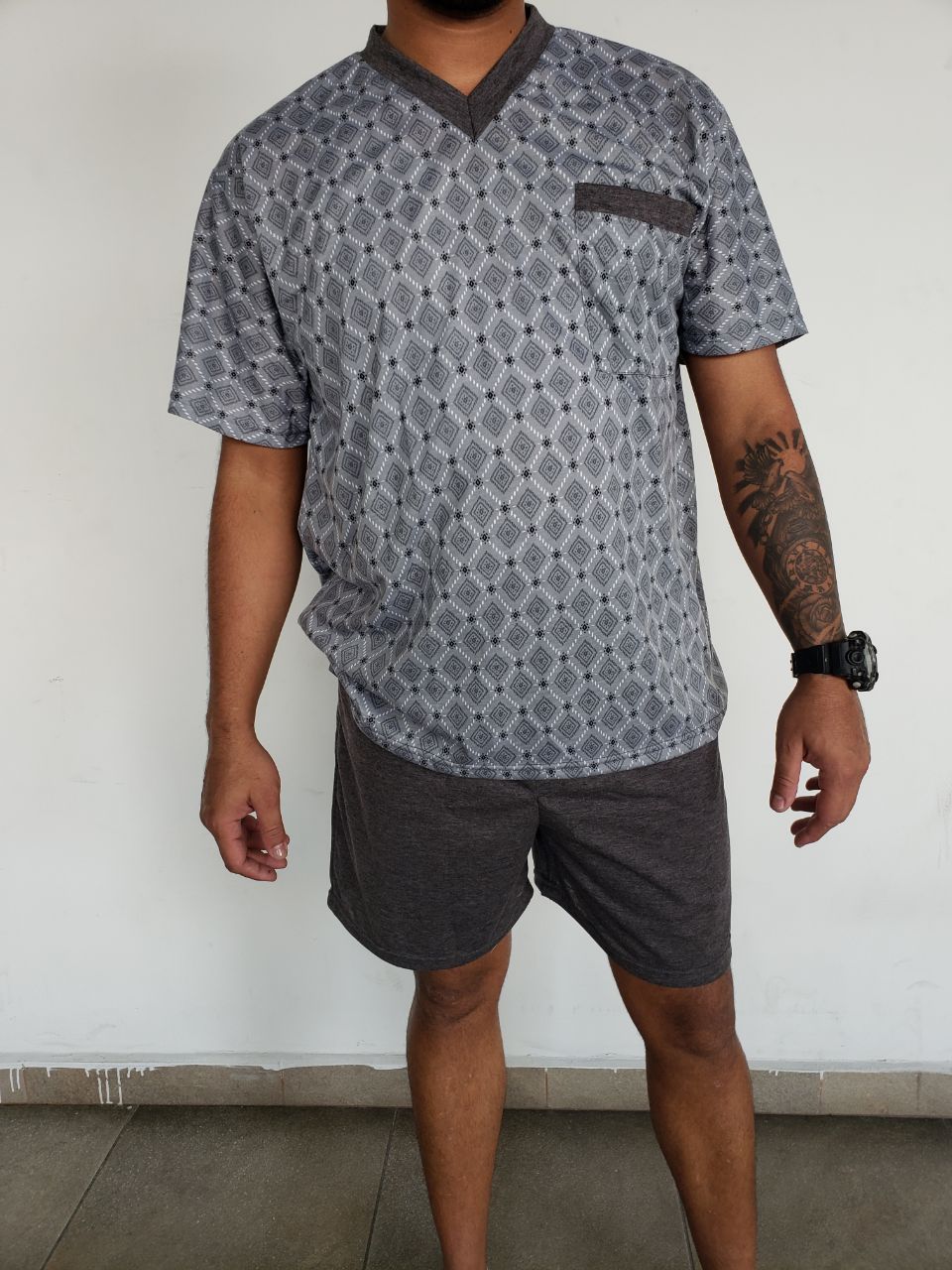 30632 PIJAMA HOMBRE MEN CUELLO
