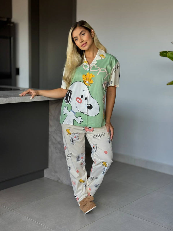 30991 PIJAMA ANIMADA BOTONES