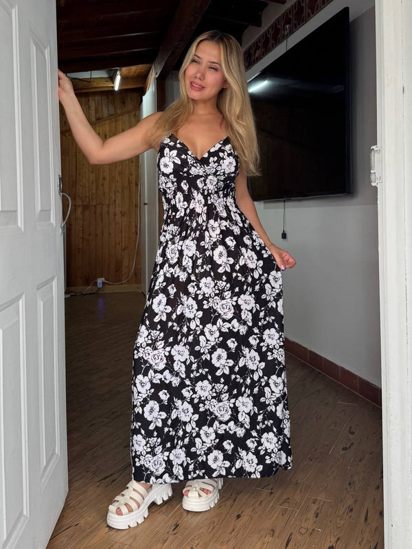 31007 VESTIDO TIRAS COPA